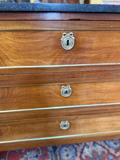 LOUIS XVI CHEST OF DRAWERS - 18th century in cherry wood