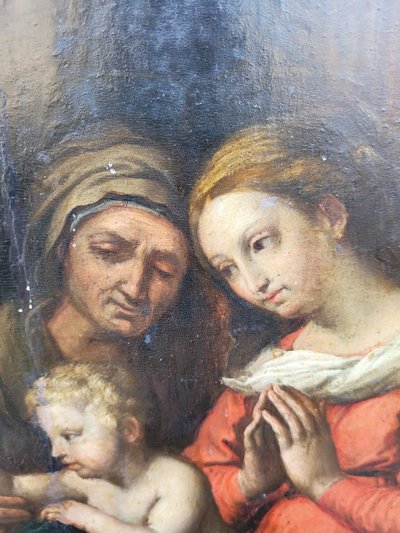 Italian School, Madonna of Divine Love, On Panel, 17th/18th Century