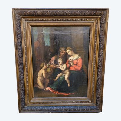 Italian School, Madonna of Divine Love, On Panel, 17th/18th Century