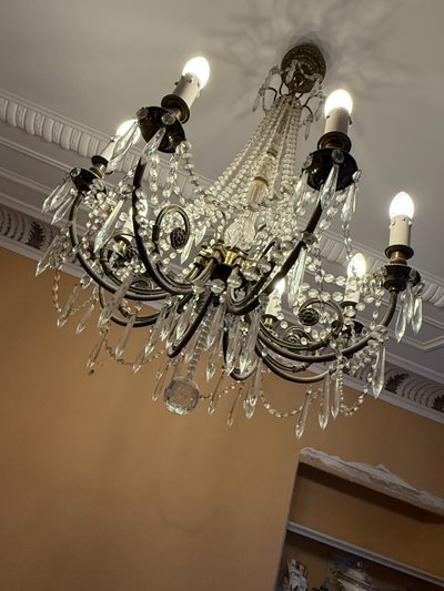 LOUIS XVI STYLE TASSEL CHANDELIER