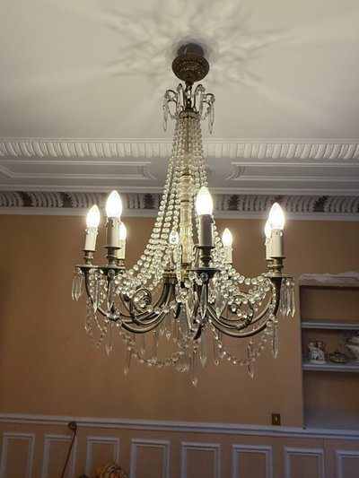 LOUIS XVI STYLE TASSEL CHANDELIER