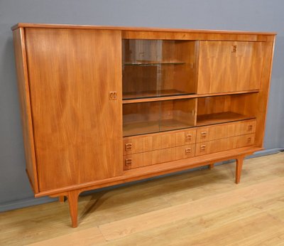 Scandinavian Sideboard in Blond Teak – 1970