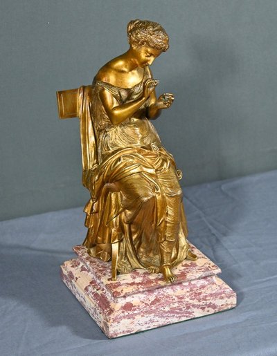 Bronze with Golden Patina “La Couture” – Early 20th Century