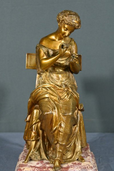 Bronze with Golden Patina “La Couture” – Early 20th Century