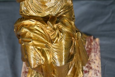 Bronze with Golden Patina “La Couture” – Early 20th Century