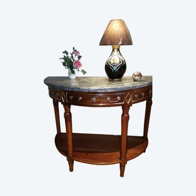 Walnut Console Serving Table - 18th century - Louis XVI -