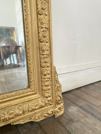 Large 19th Century Gilded Mirror – 86 cm X 140cm