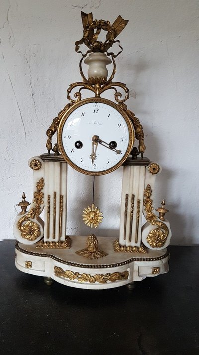 Louis XVI Portico Clock - 18th century