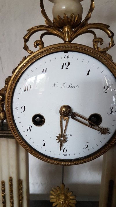 Louis XVI Portico Clock - 18th century