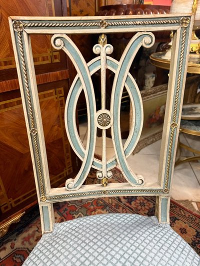 PAIRE DE CHAISES DIRECTOIRE LOUIS XVI