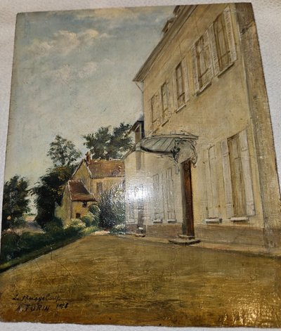 Impressionistisches Gemälde von André Turin 1879 - 1964 - "Le Boisgeloup"