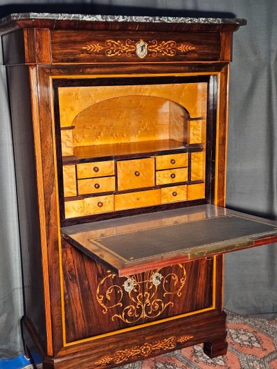 Charles X Rosewood Secretary - 19th century - France