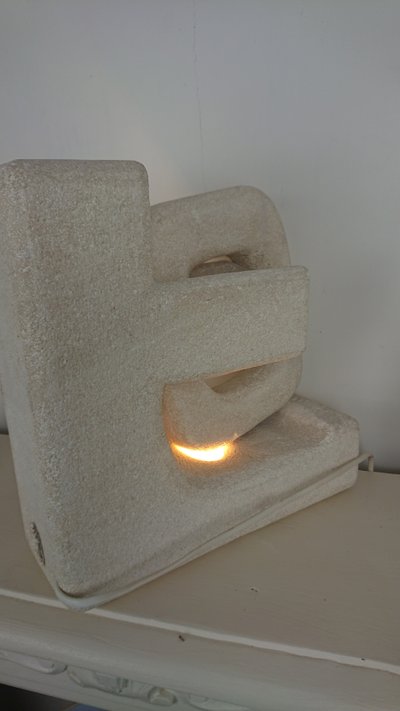 Stone lamp by Albert Tormos 