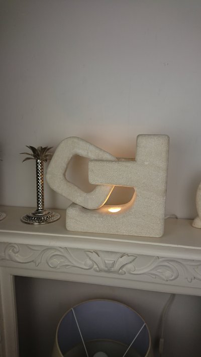 Stone lamp by Albert Tormos 