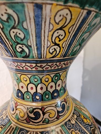 Very Large Moroccan Vase - Fez - Late 19th century