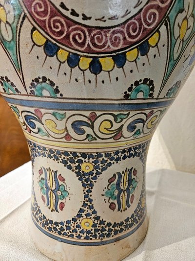 Very Large Moroccan Vase - Fez - Late 19th century