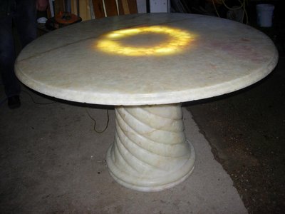 Spectacular Onyx Round Table