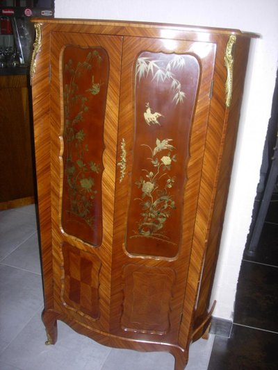 Small Louis XV style display cabinet - Early 20th century - Removable lacquerware