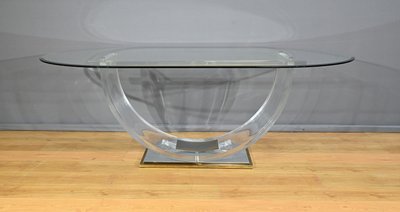 C. Hollis Jones Glass Table for Belgo Chrom – 1970