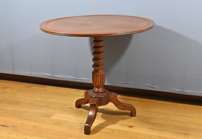 Mahogany System Pedestal Table, Louis Philippe Period – Mid-19th Century