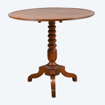 Mahogany System Pedestal Table, Louis Philippe Period – Mid-19th Century