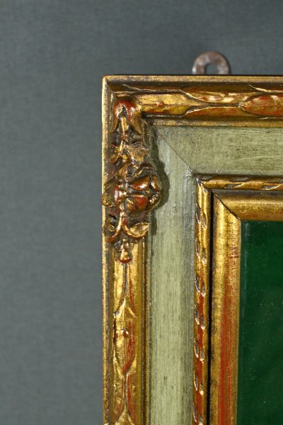 Gilded Wood Wall Display Case – Mid 20th Century