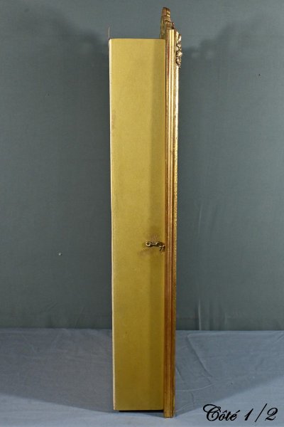 Gilded Wood Wall Display Case – Mid 20th Century