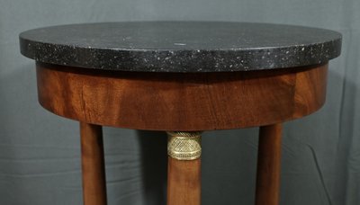 Tripod pedestal table in mahogany, Empire style – Early 20th century