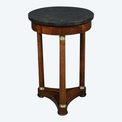 Tripod pedestal table in mahogany, Empire style – Early 20th century