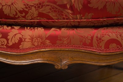 Paar Louis XV Bergere à La Reine