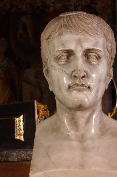 Bust of Napoleon in Carrara marble, after Chaudet