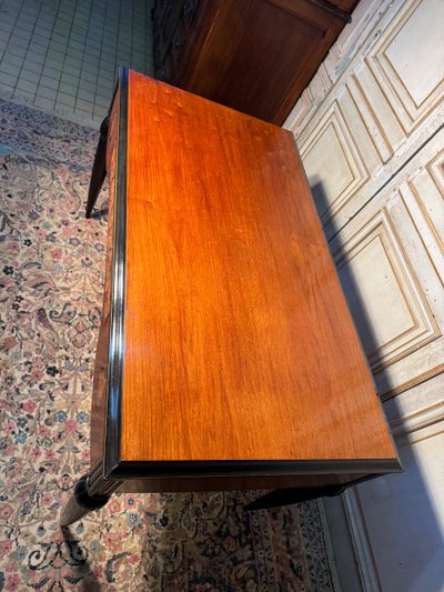 Sue et mare art deco flat desk 1920-1925 in Indian rosewood