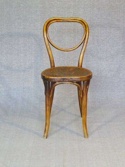 Set of 4 chairs No. 28 Thonet wooden seats - circa 1930 -