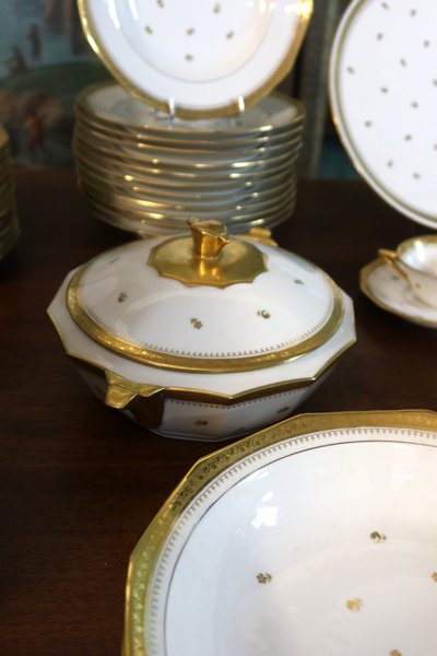 Important Limoges porcelain table service