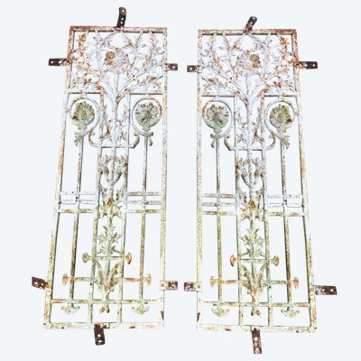 Pair of door grilles