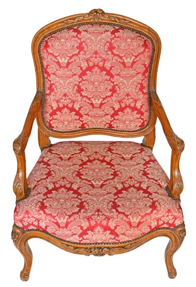 Pair of Louis XV style cabriolet armchairs