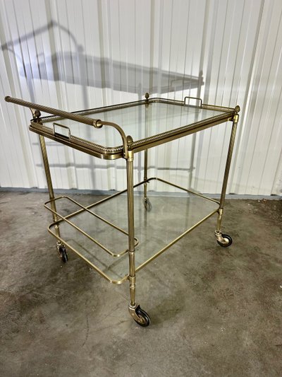 1970s Neoclassical Style Rolling Trolley