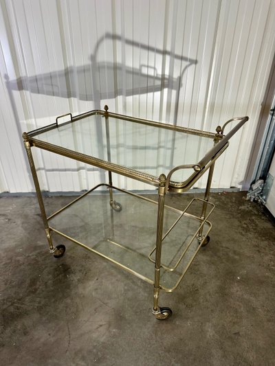 1970s Neoclassical Style Rolling Trolley