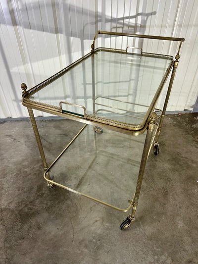 1970s Neoclassical Style Rolling Trolley