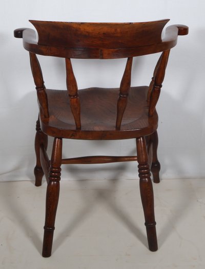 English Windsor Style Armchair Victorian Era