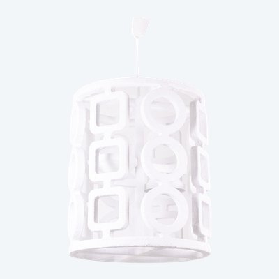 “Omega” plaster lantern. Small series artist’s work. LS62522411A