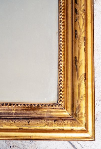 Antique mirror from 19th century France.