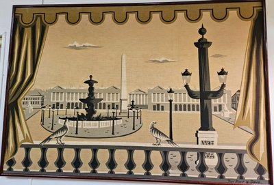 Jean Picart Le Doux Tapestry - Place De La Concorde - 1950s -