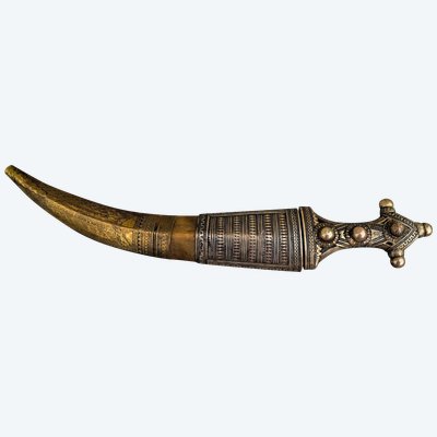 Oriental Ceremonial Dagger Jambiya Khanjar 19th Century