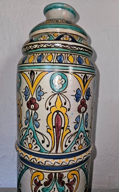 Large Moroccan Vase - Fez - Late 19th century -