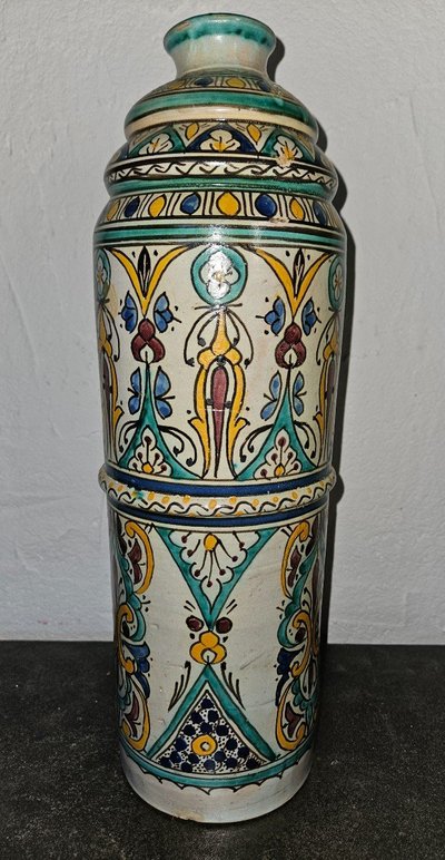 Large Moroccan Vase - Fez - Late 19th century -