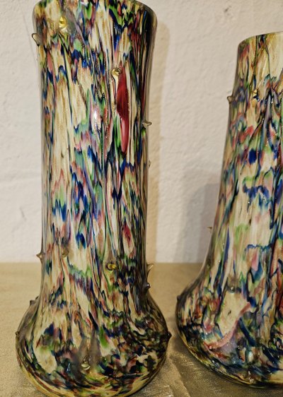 Pair of Clichy / Legras Vases - Early 20th century.