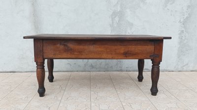 Old walnut side table