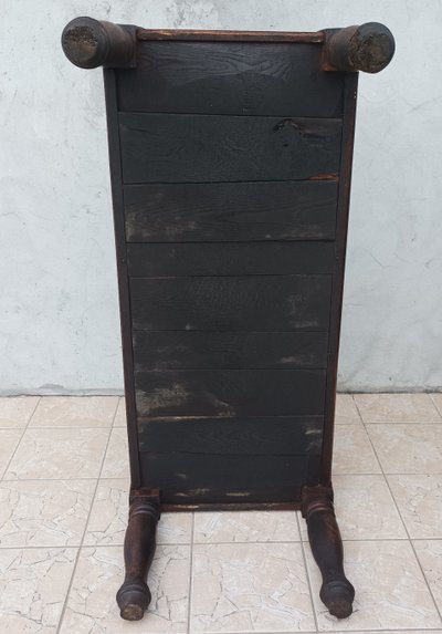 Old walnut side table