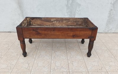 Old walnut side table